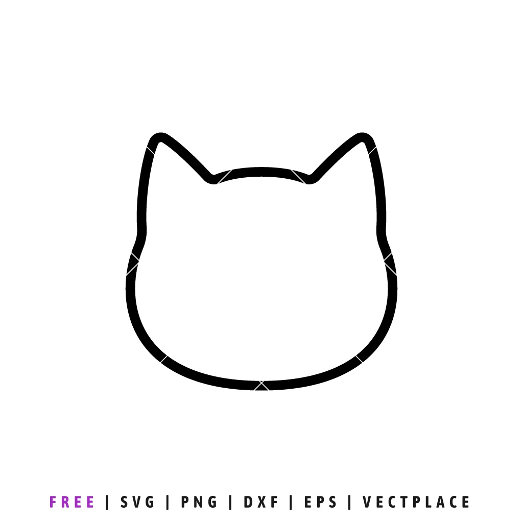 cat-head-outline-free-printable-cat-head-templates for Free Printable Cat Face Template Cat Head Outline - Free Printable Cat Head Templates for Free Printable Cat Face Template