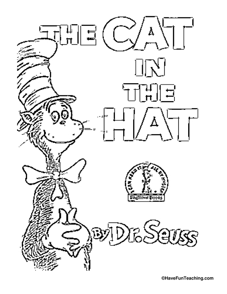 cat in the hat coloring book