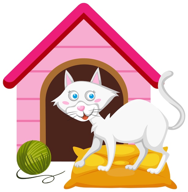 cat mansion cliparts