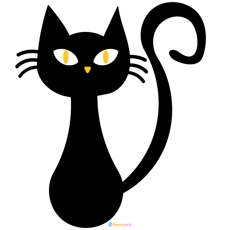 cat silhouette cliparts