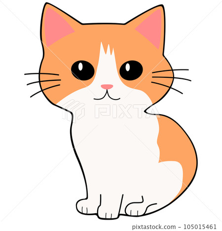 cat, vector, cartoon - Stock Illustration [105015461] - PIXTA