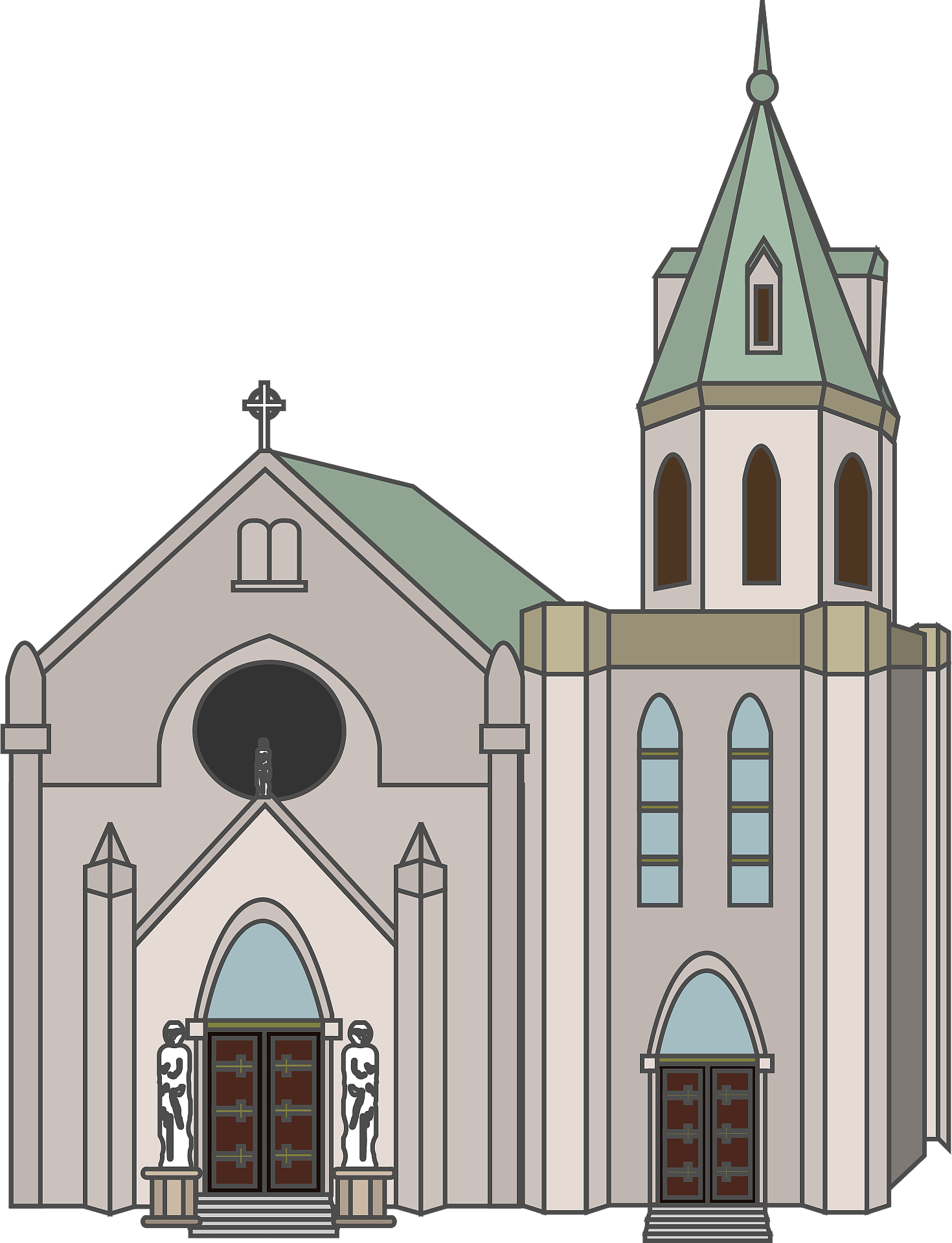 catholic church clipart