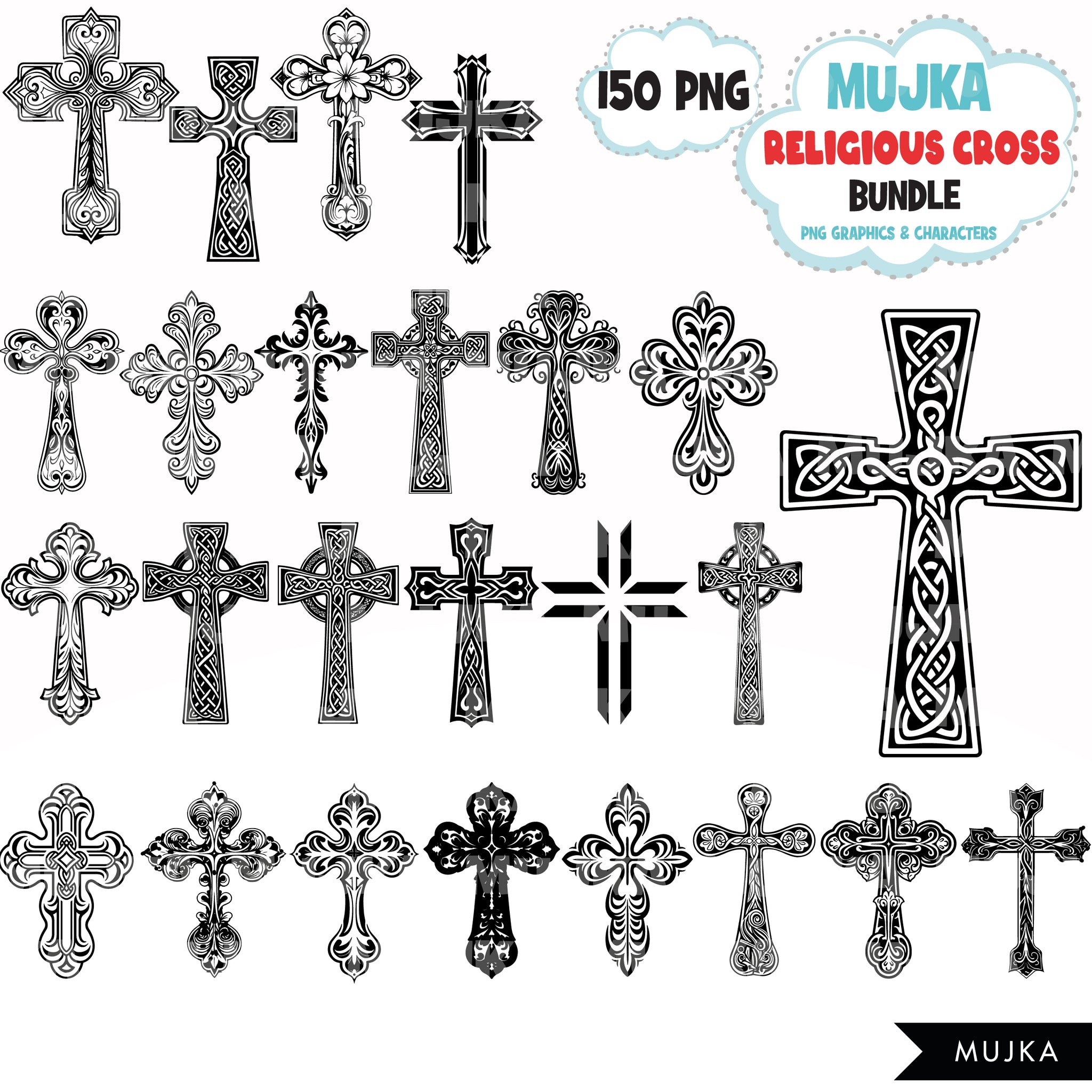 catholic cross cliparts