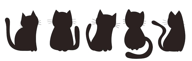 cats silhouette