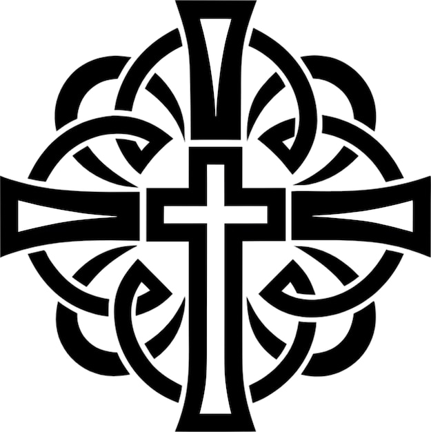 Celtic Cross Clipart Ancient Symbol of Faith | Premium AI ...