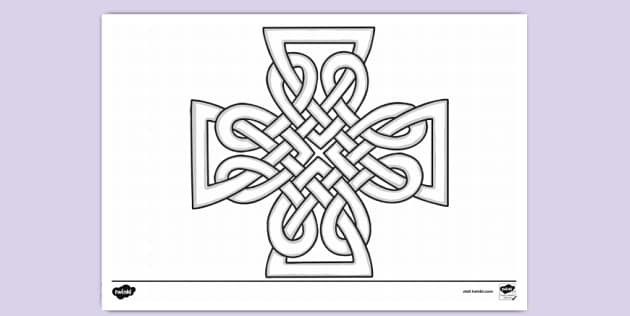 celtic knot coloring pages