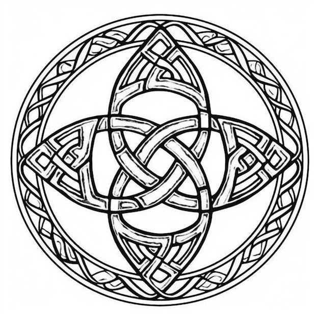 celtic knot coloring pages
