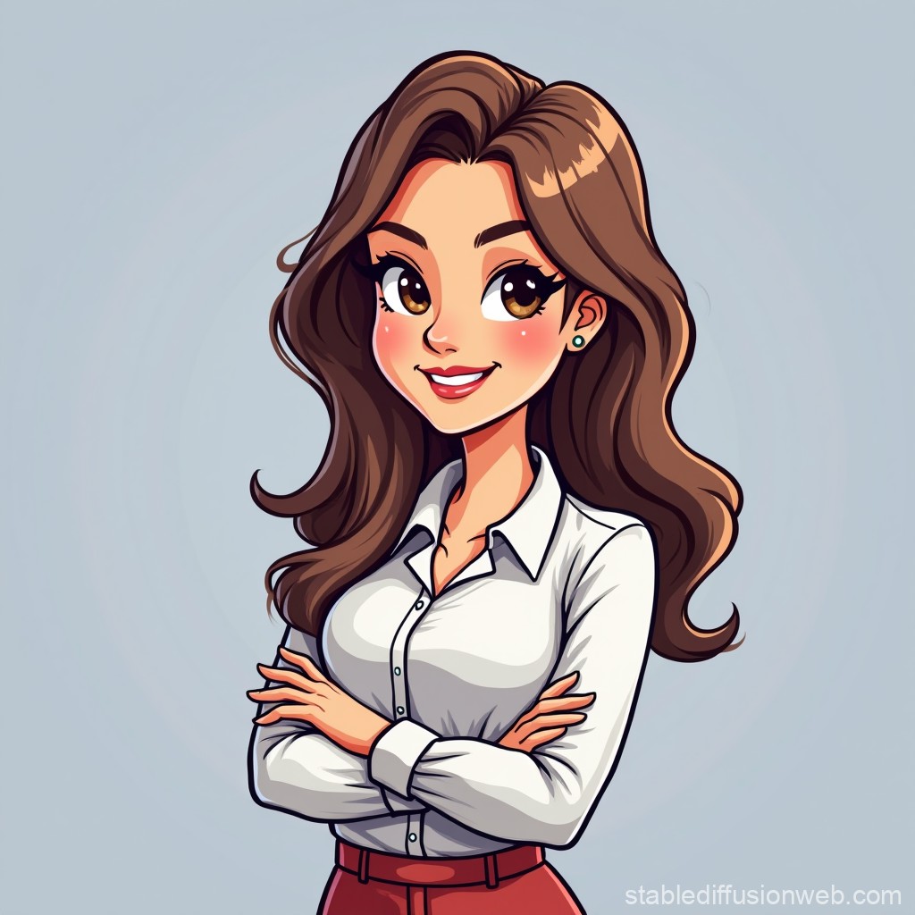 Digital Marketing CEO Linked In Profile Cartoon | Stable Diffusion ...
