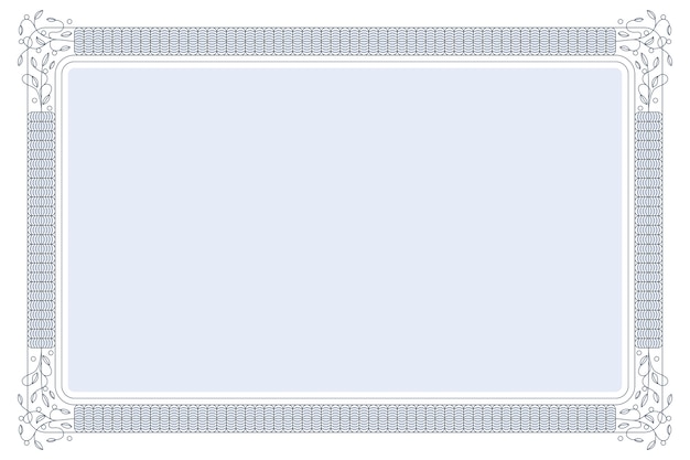 certificate border