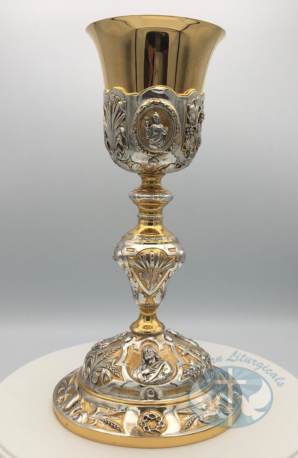 Holy Family Baroque Chalice and Paten - 193BC | Catholic Supply Store