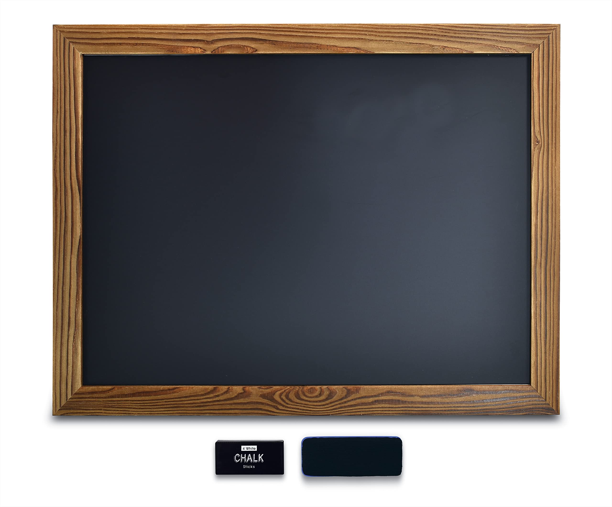 Better Office Products Large Size 18x24 inch Rustic Wooden Frame Chalkboard  Sign with Chalk &amp; Eraser Rustic Brown : Amazon.de: Stationery &amp; Office ...