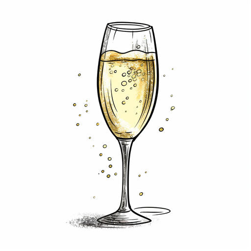 champagne flute clipart