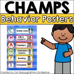 CHAMPS Behavior Management Editable Notebook - Mrs. Bs Beehive