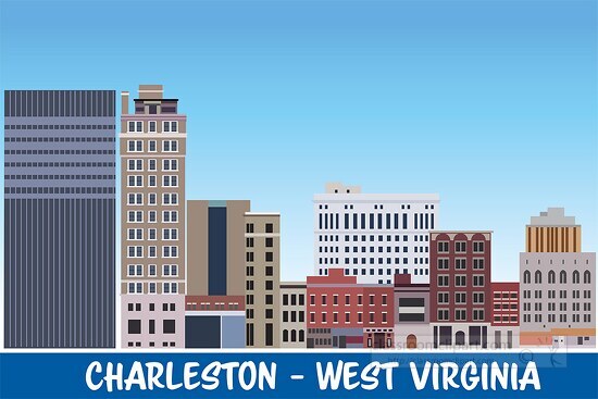 West Virginia State Clipart-charleston west virginia clipart