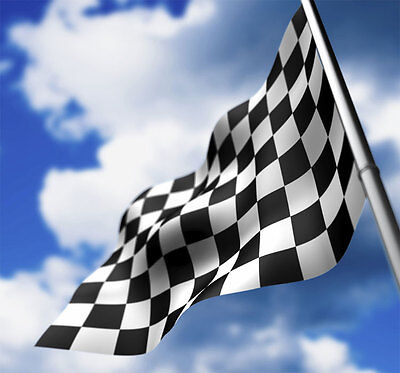 10 racing flags checkered flag paper flags flags with plastic rod ...