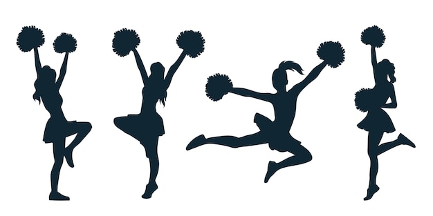 cheerleader silhouette images