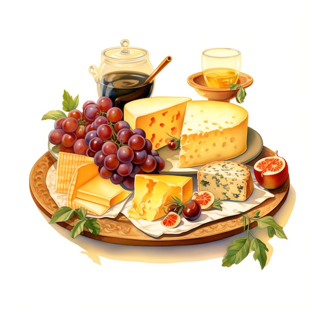 cheese tray cliparts