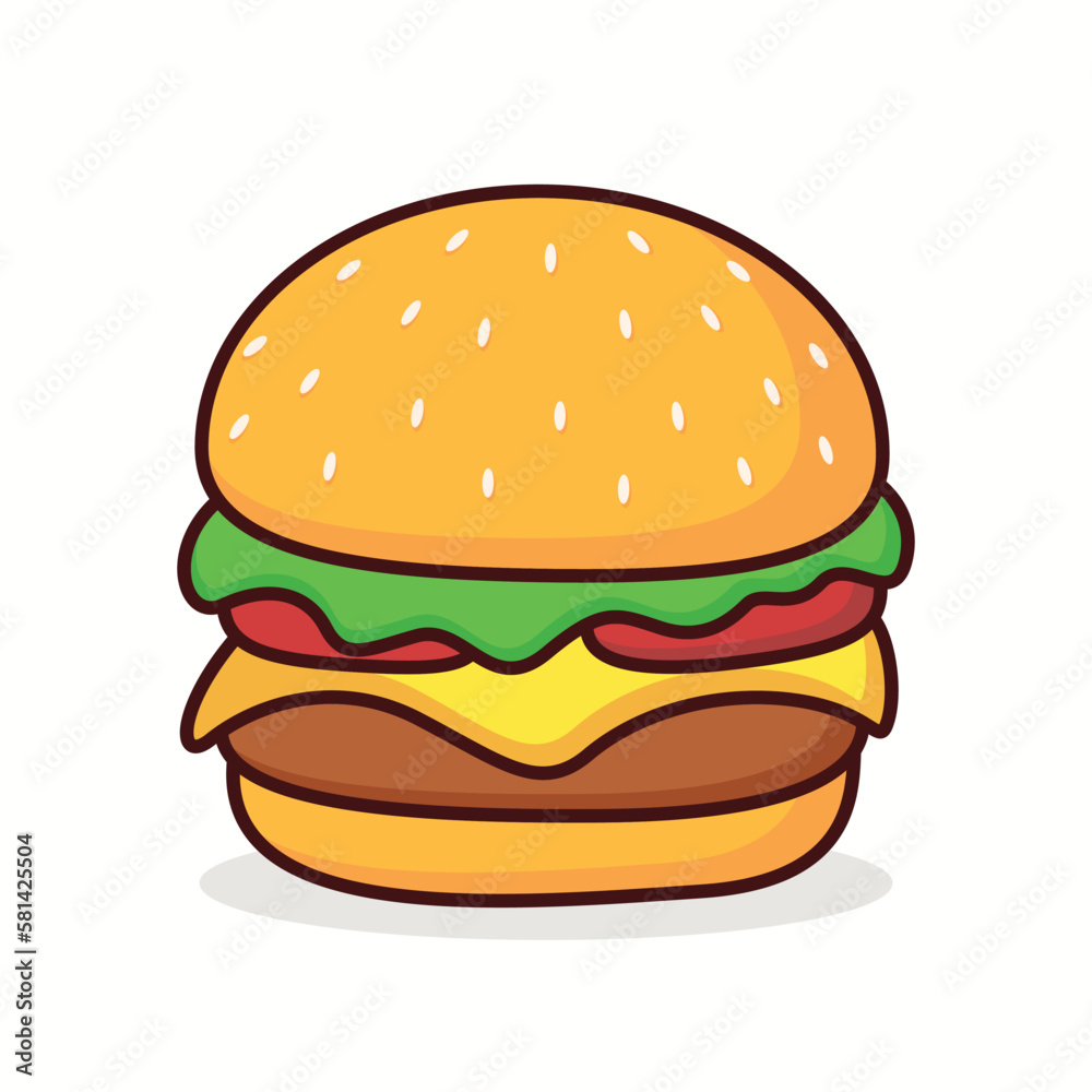 cheeseburger clipart
