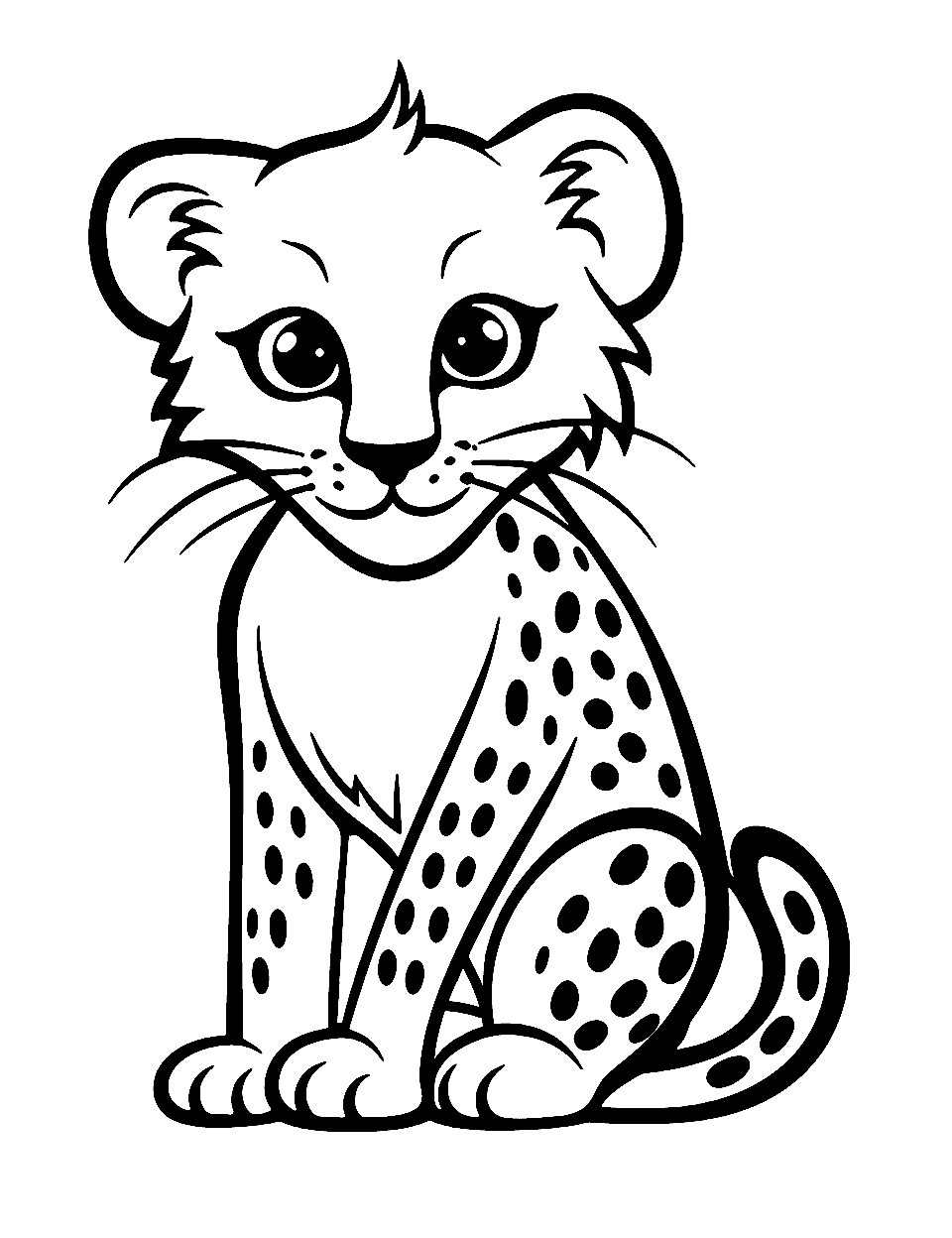 cheetah coloring pictures