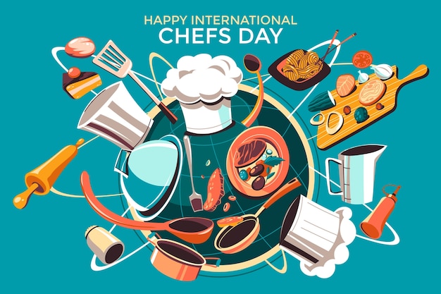 International Chefs Day 2024 Vectors &amp; Illustrations for Free ...