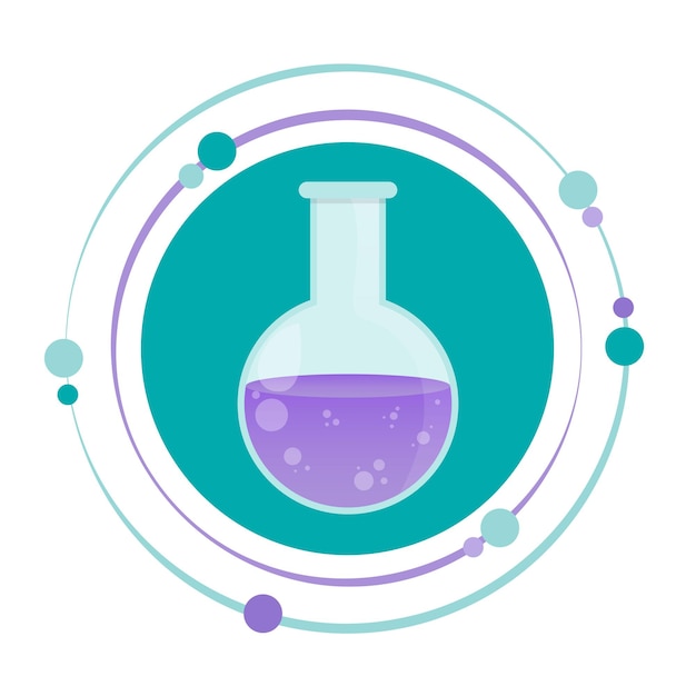 Premium Vector | Chemistry bottle isolated vector illustration ...