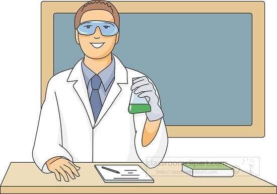 chemistry teacher cliparts