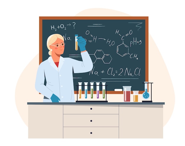 chemistry teacher cliparts