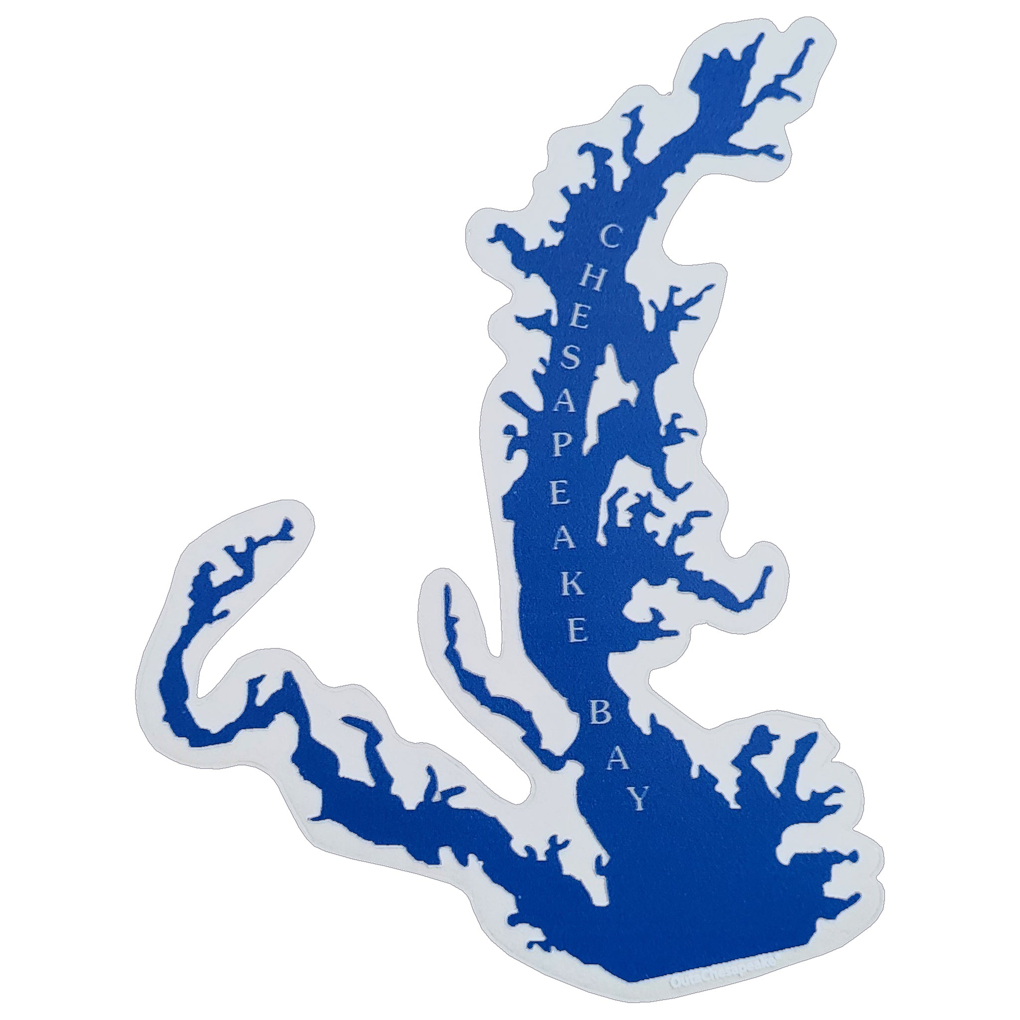 Chesapeake Bay Clear Die-Cut Sticker – The Maryland Store
