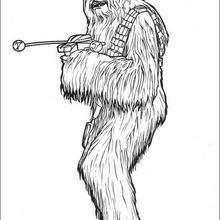 chewbacca coloring page