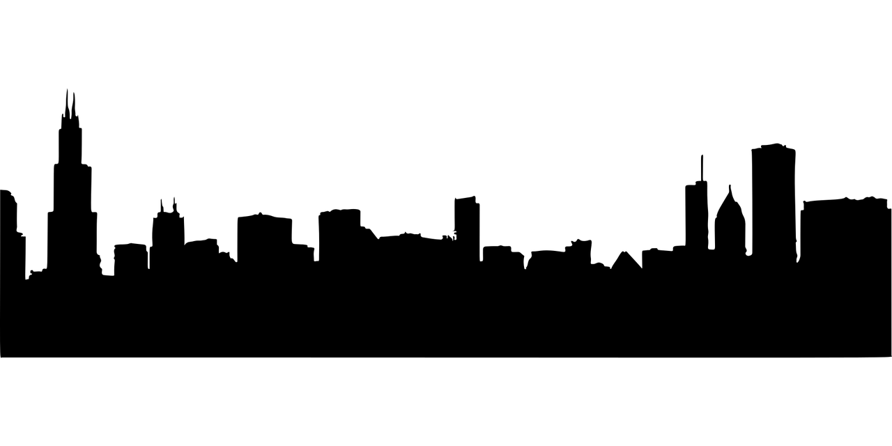 chicago skyline vector