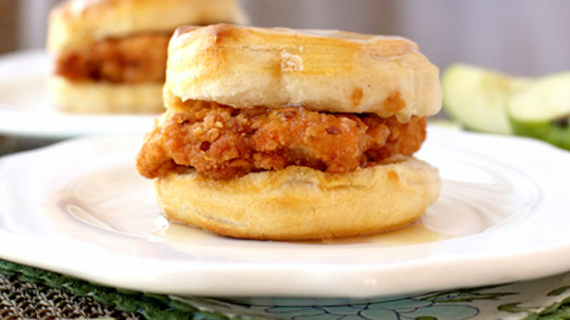 Spicy Southern Chicken Biscuits