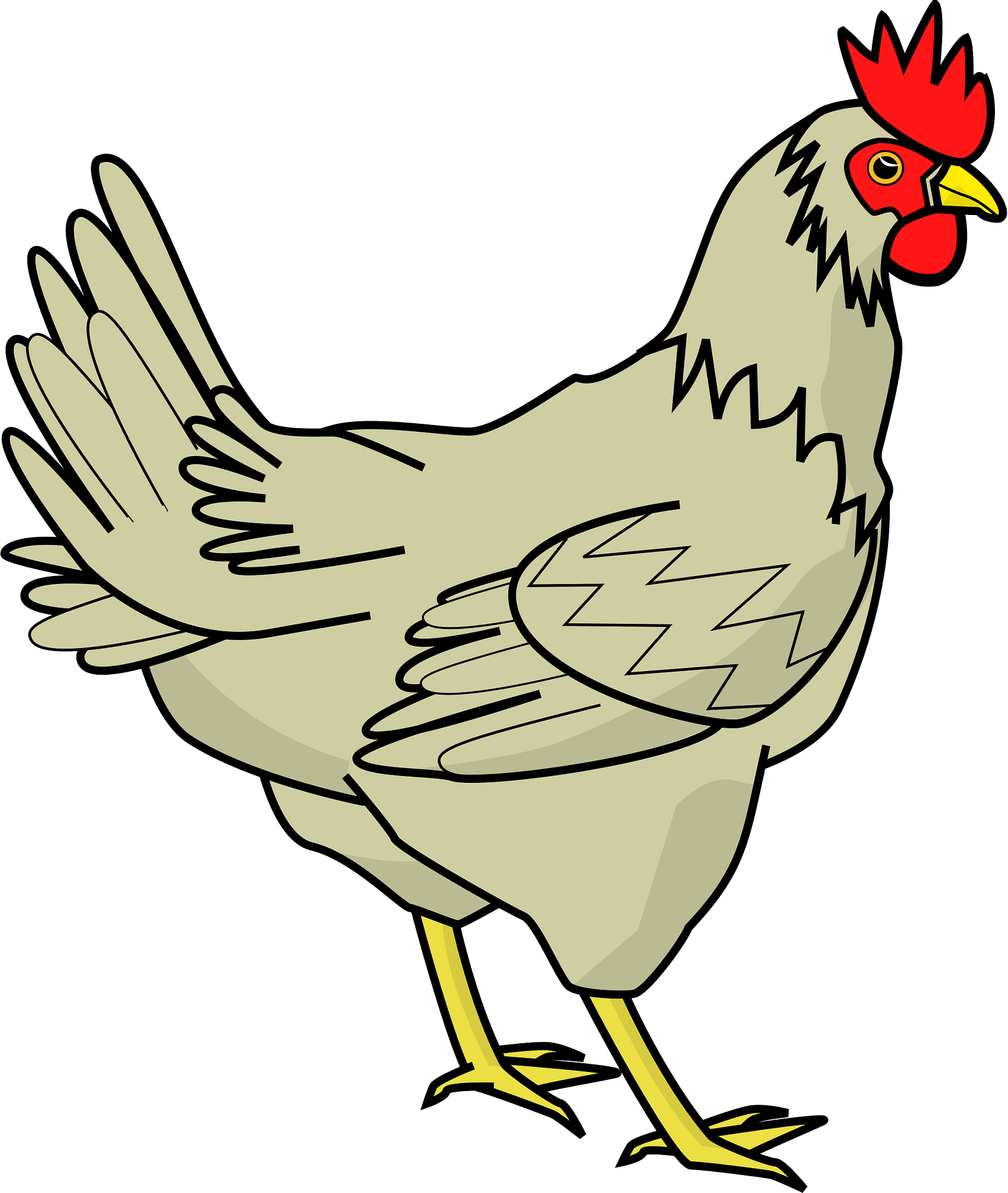 Chicken - Free vector clipart images on clipart library.com