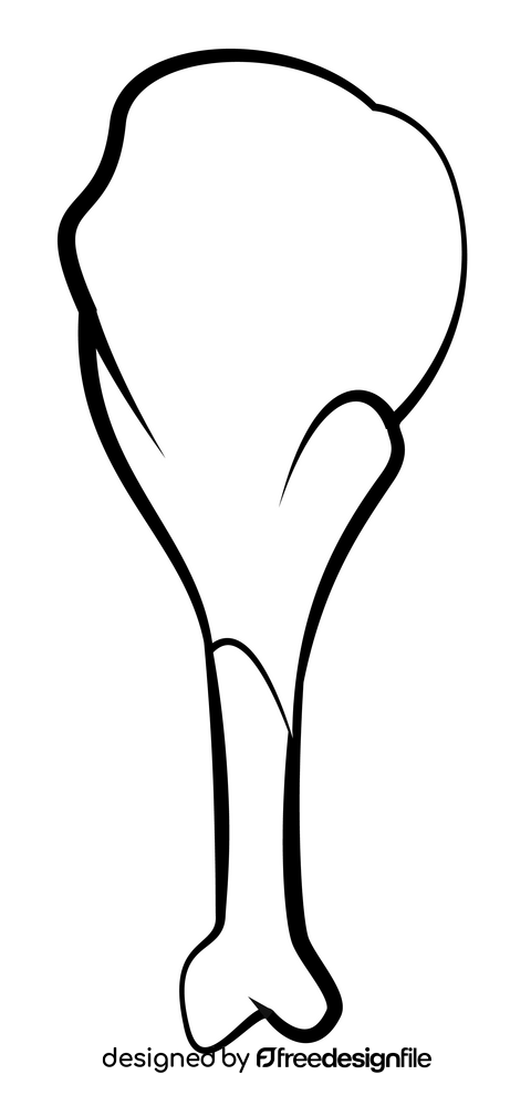 chicken leg clipart