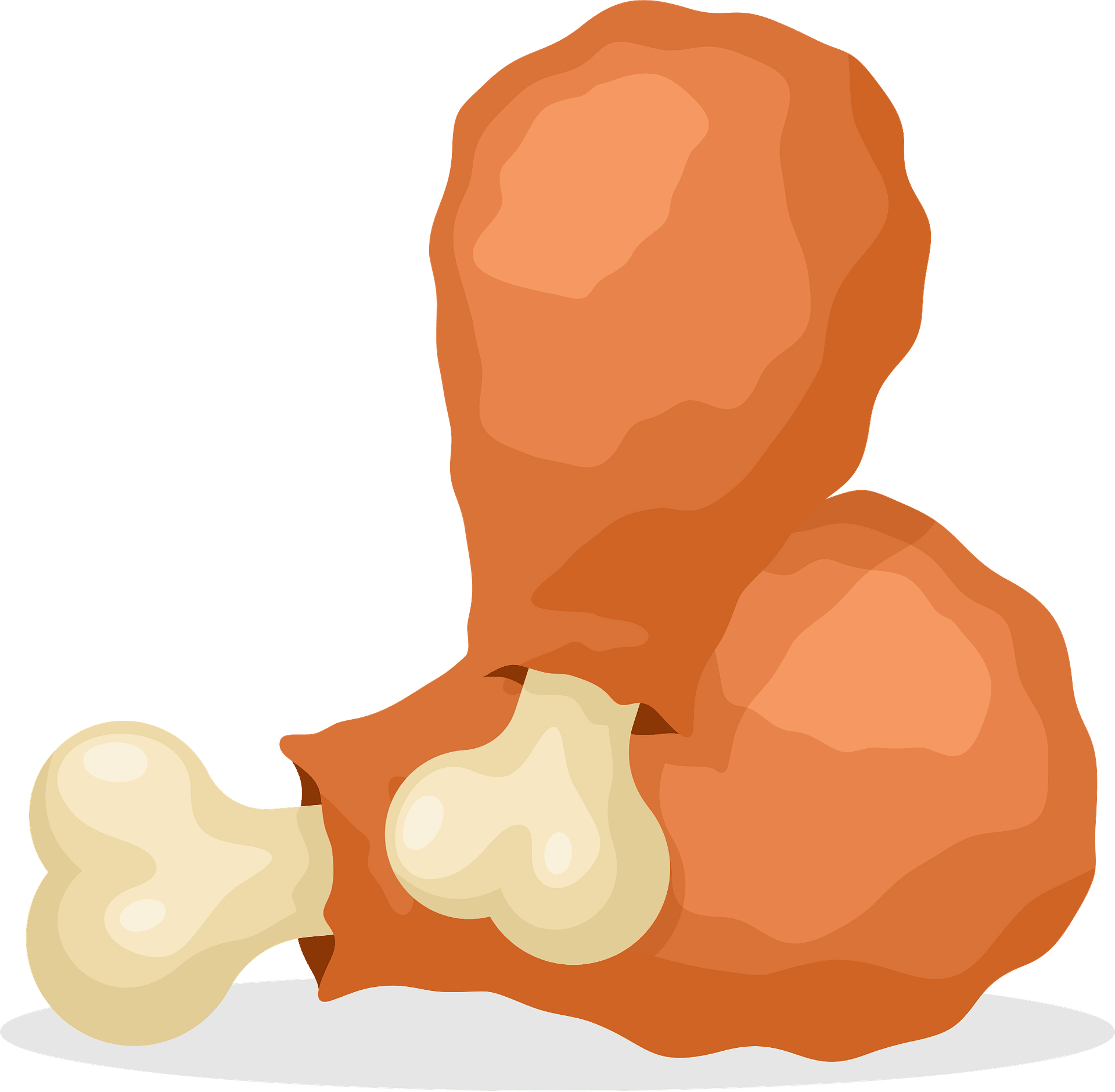 chicken leg clipart