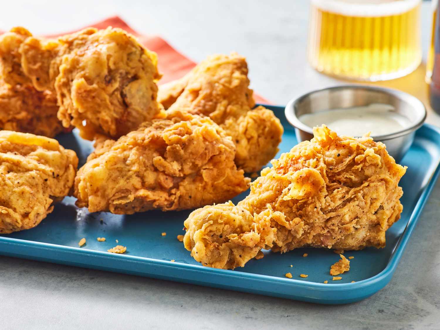 Triple-Dipped Fried Chicken