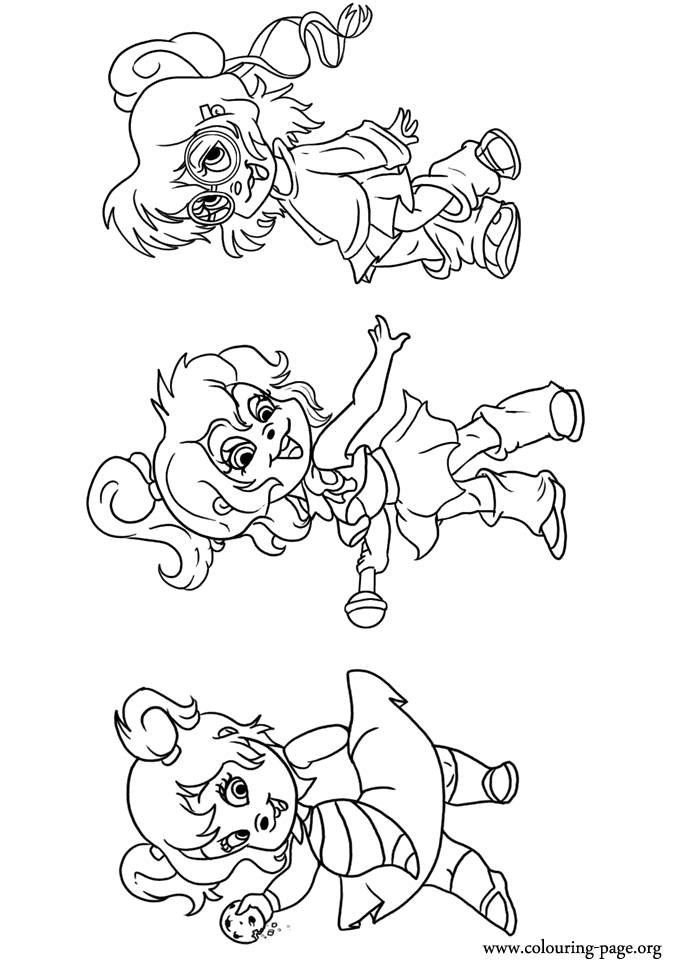 chipette eleanor coloring pages