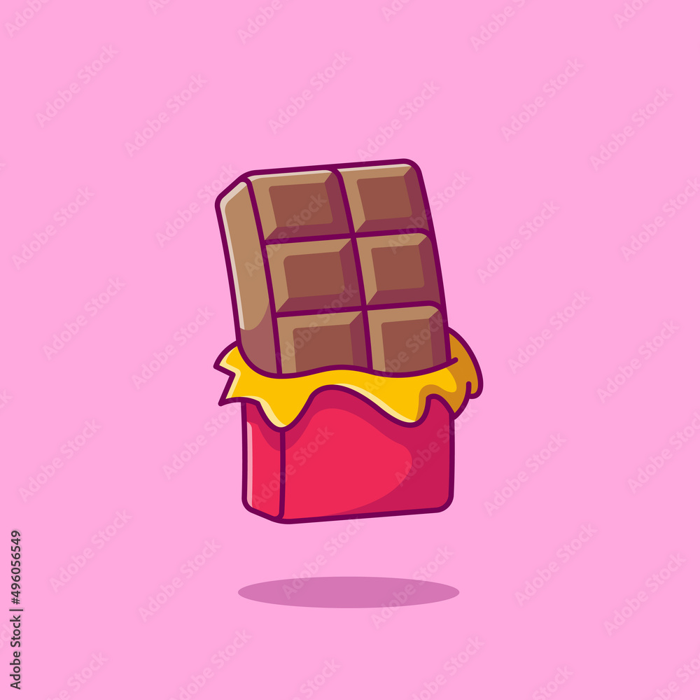 chocolate bar cartoon