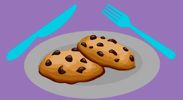 chocolate chip cookie clipart 2024
