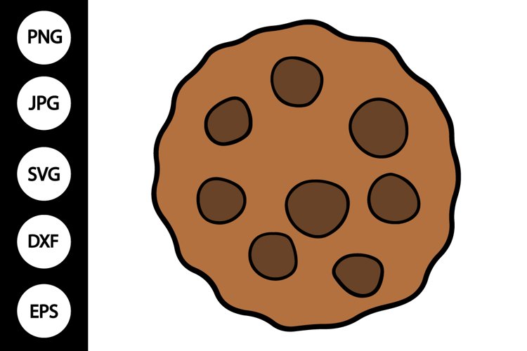 chocolate chip cookie clipart 2024