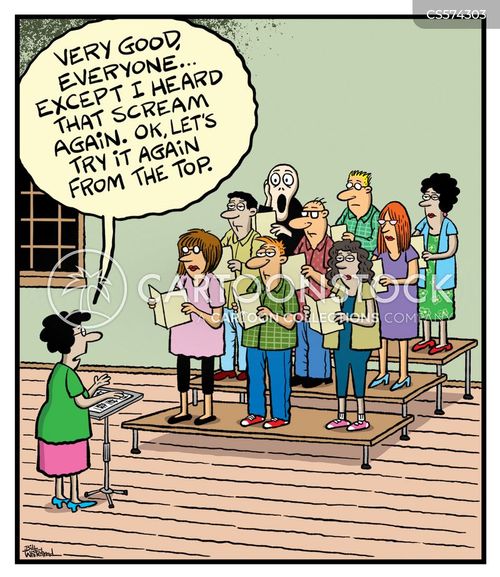 choir cartoons