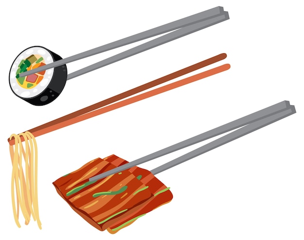 chopsticks cliparts 2024