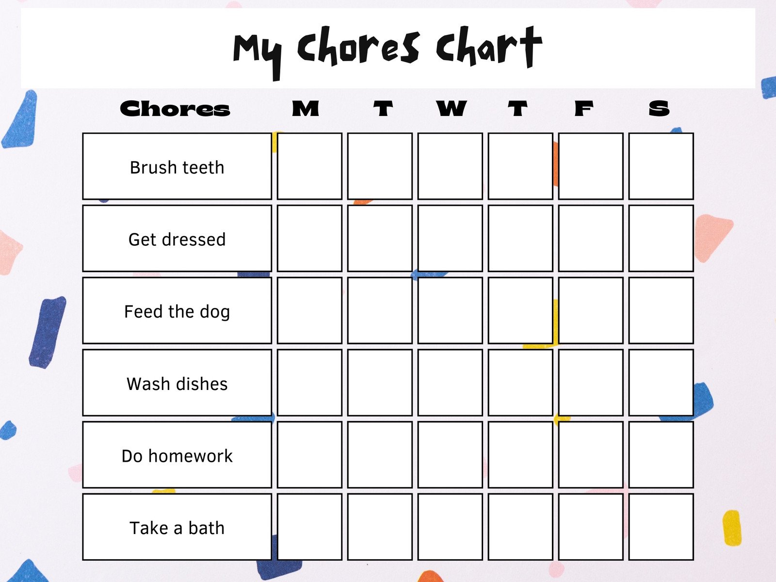 chore pictures