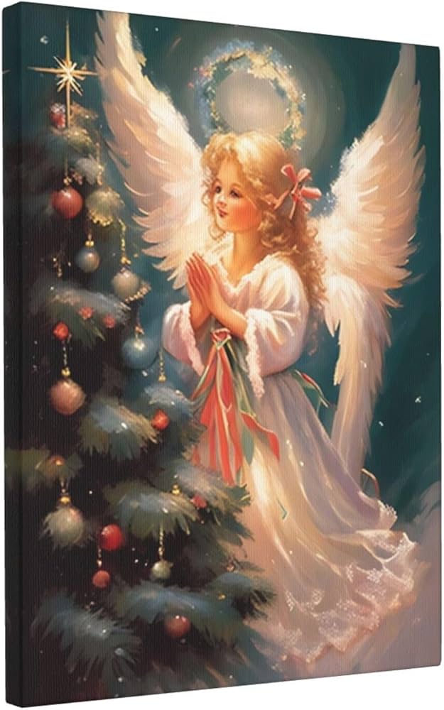 christmas angel art