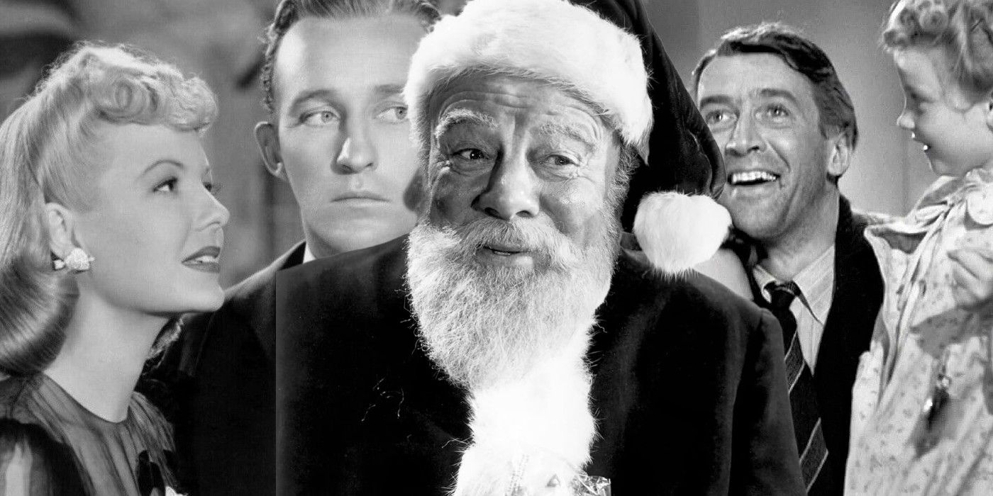 christmas black and white
