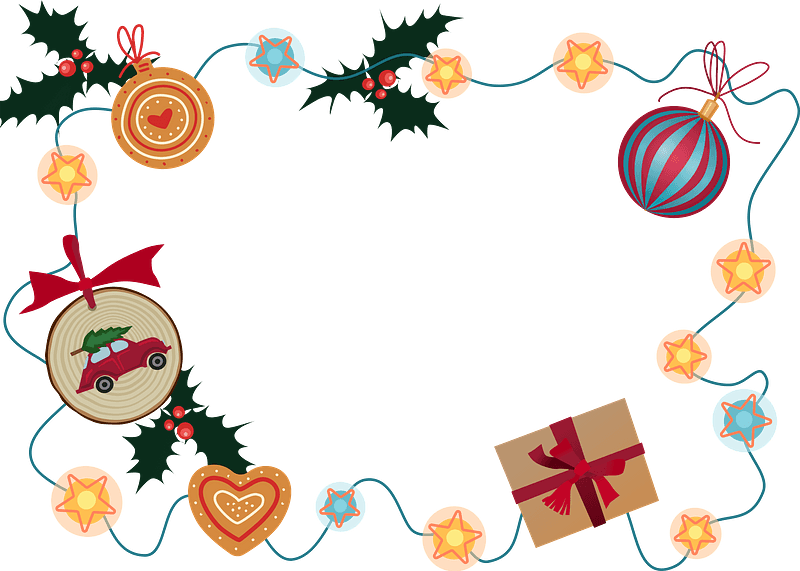 Christmas border - Free vector clipart images on clipart library.com