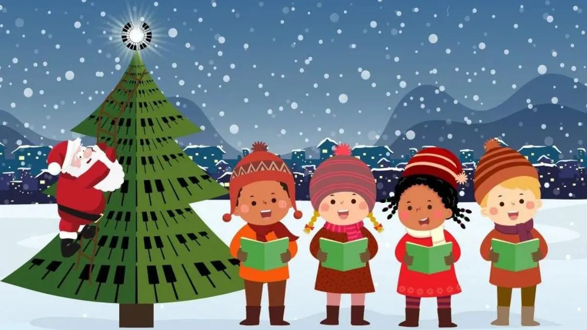 christmas carolers clipart 2024