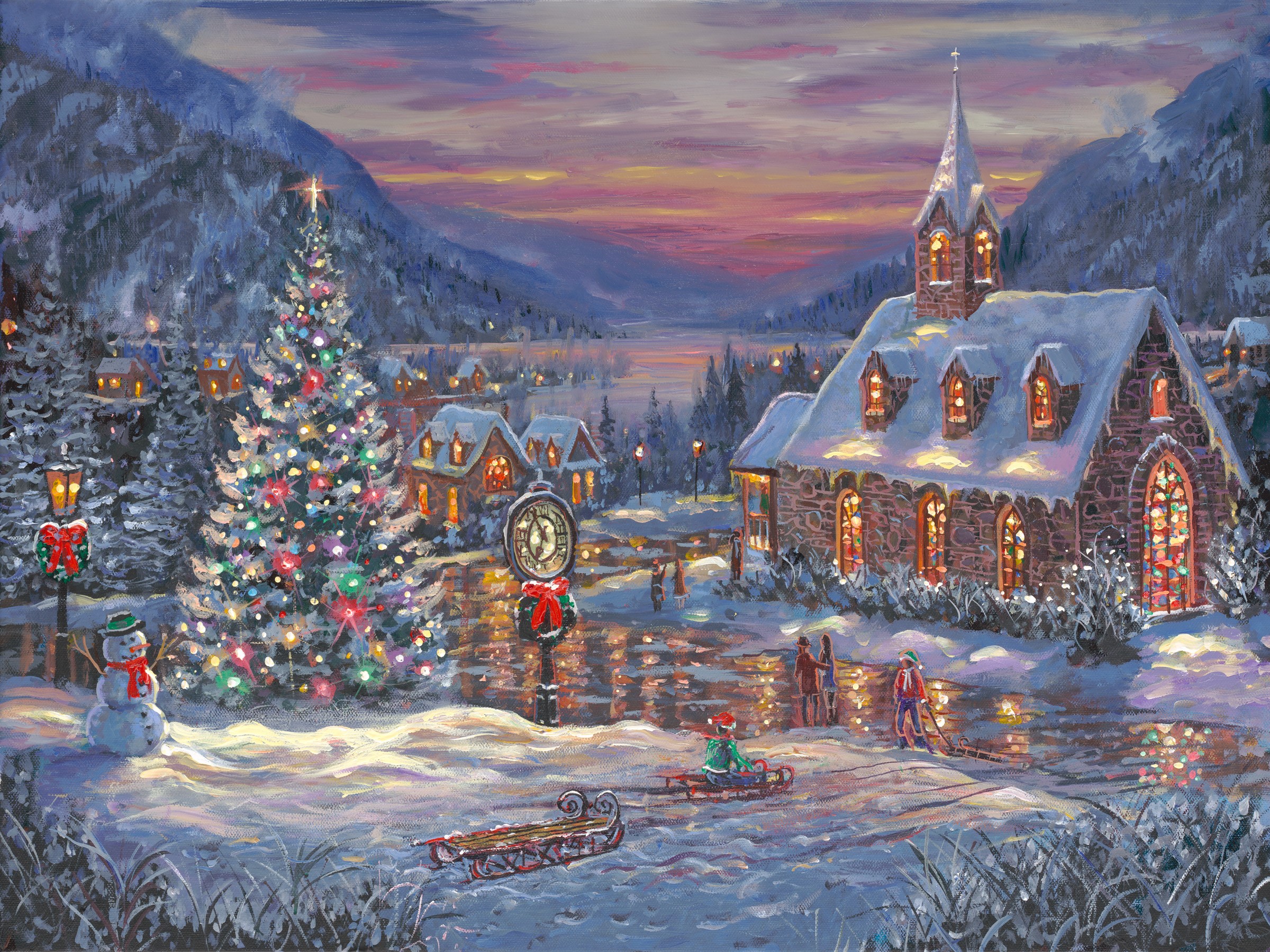 Mountain Christmas Chapel