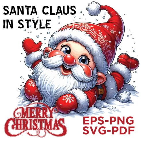 christmas character cliparts 2024