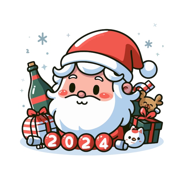 christmas character cliparts 2024