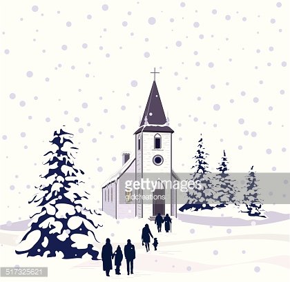christmas church cliparts